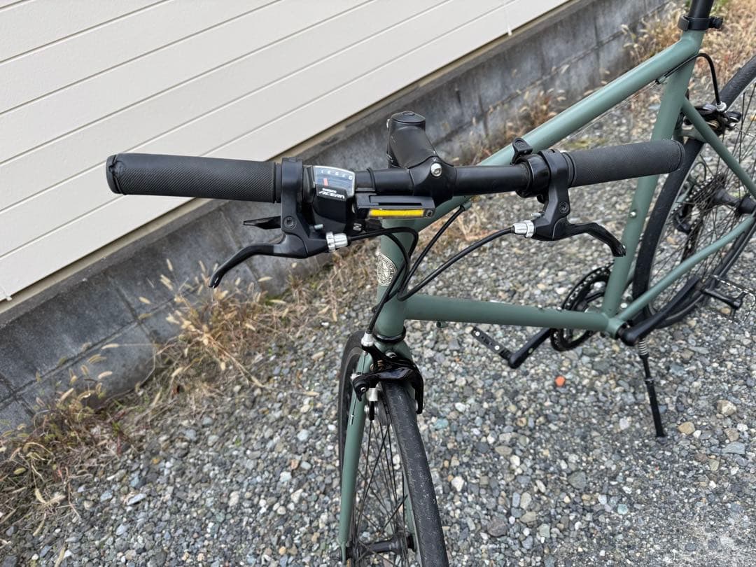 【おすすめセット価格！】TOKYO BIKE クロスバイク　カクタスグレー　緑