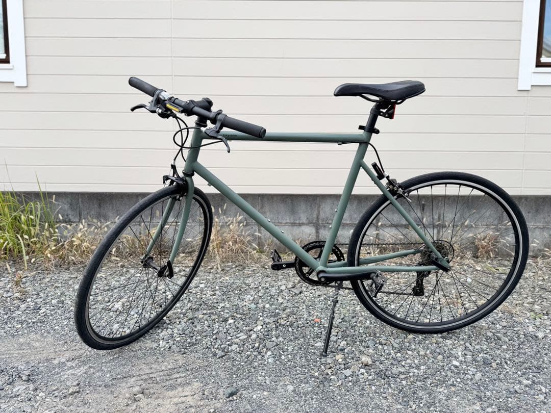 【おすすめセット価格！】TOKYO BIKE クロスバイク　カクタスグレー　緑