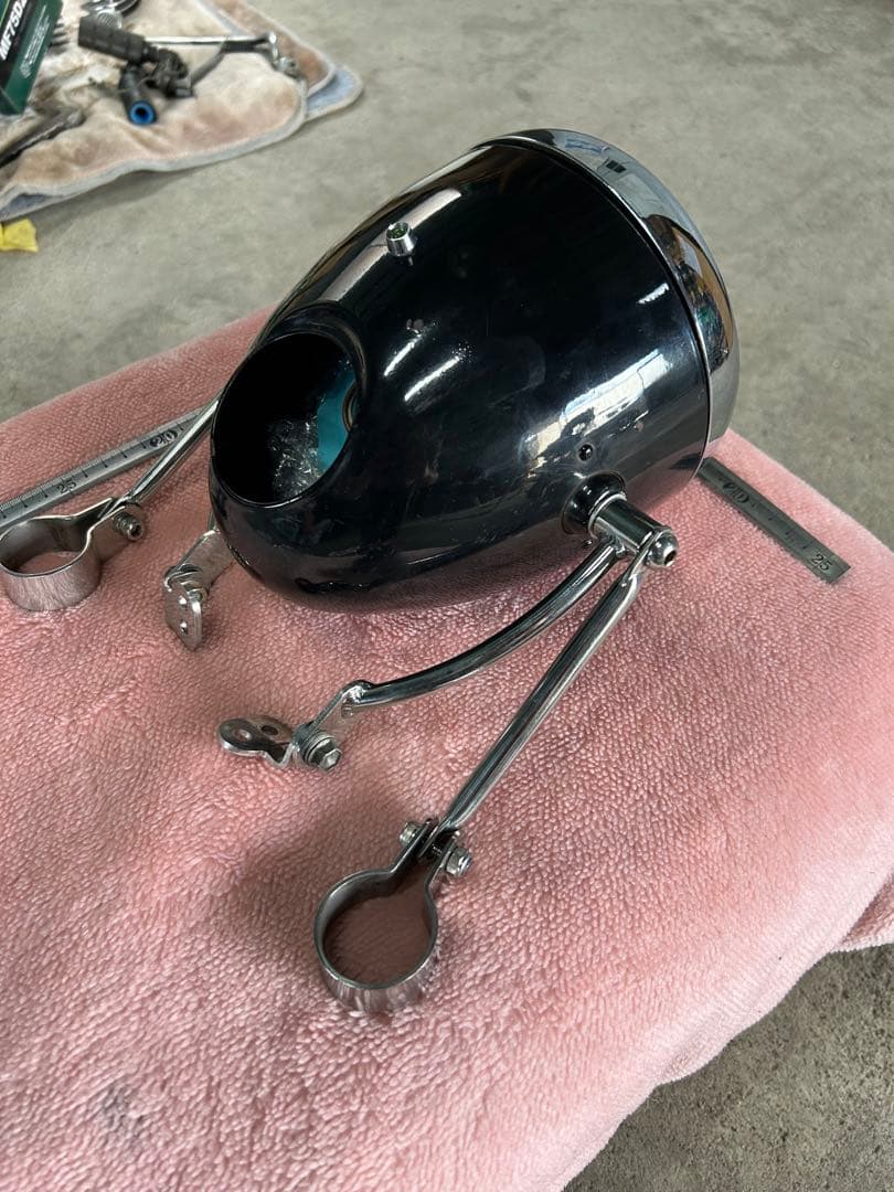 sr400 ヘッドライト　ステーつき