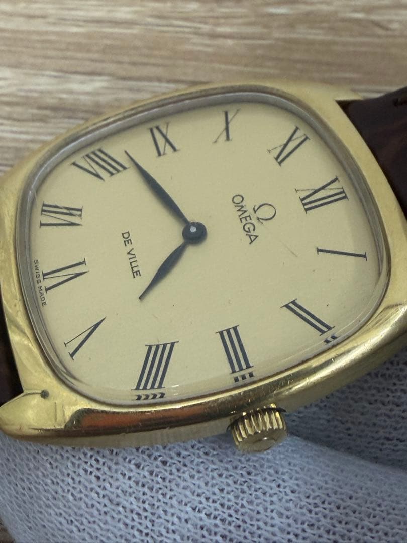 オメガ OMEGA デビル スクエア Cal.625手巻きメンズ