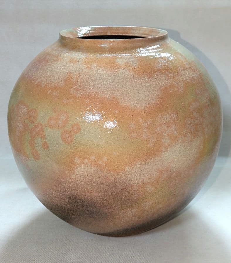 萩焼　一立窯　浦裕作★花瓶　花入れ　花器　壺　華道　生け花　投げ入れ　茶道具