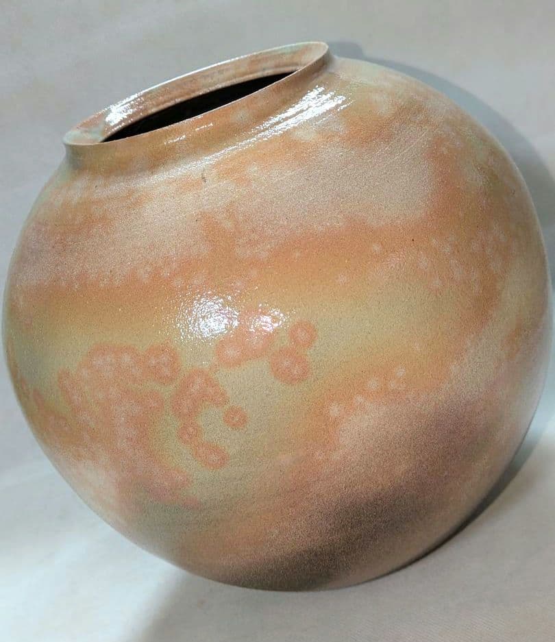 萩焼　一立窯　浦裕作★花瓶　花入れ　花器　壺　華道　生け花　投げ入れ　茶道具