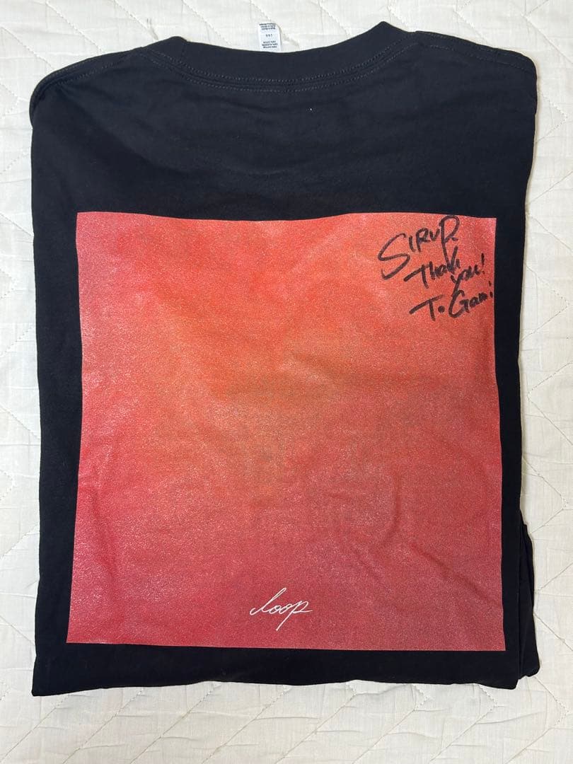 Sirup loop発売時 サイン入りロンT