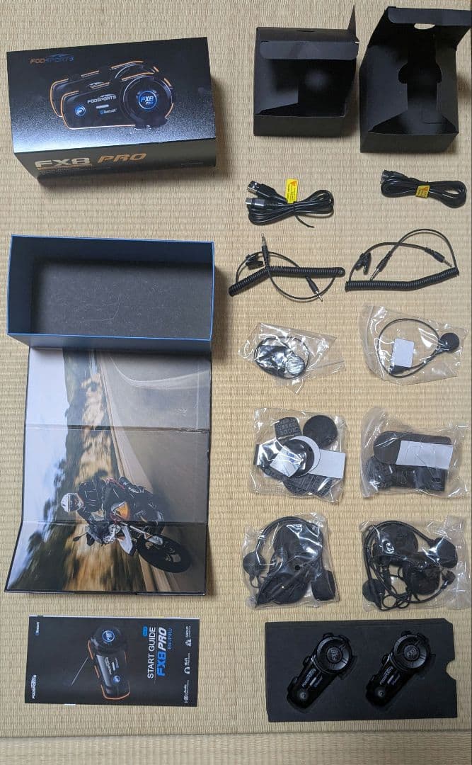 FODSPORTS FX8 PRO Bluetooth インカム　2台セット