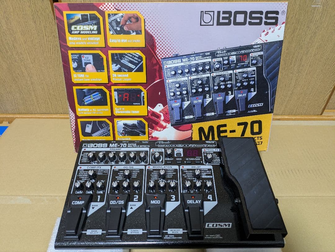 BOSS ME-70 マルチエフェクター ギター　美品　動作確認済
