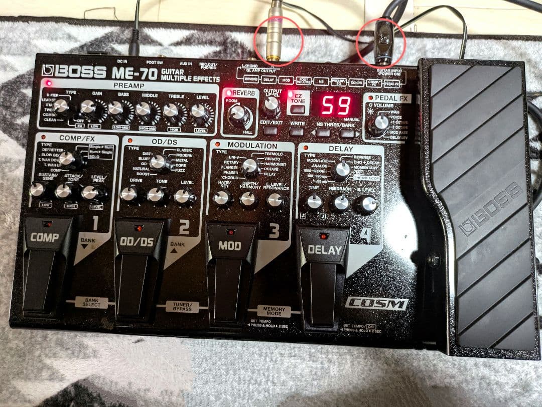 BOSS ME-70 マルチエフェクター ギター　美品　動作確認済