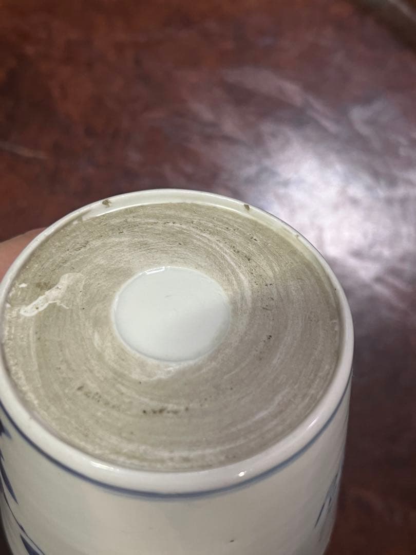 古伊万里　蕎麦猪口　あじさい　鶯　ウグイス　梅　紫陽花　民芸　民藝　青山二郎