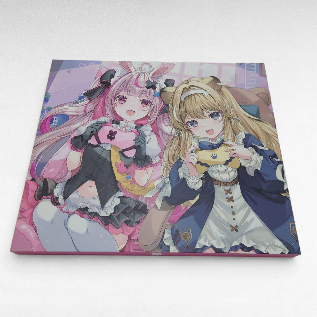 A5 ガラスマウスパッド 兎鞠まり レグルシュ ライオンハート サイン 氷菜先生