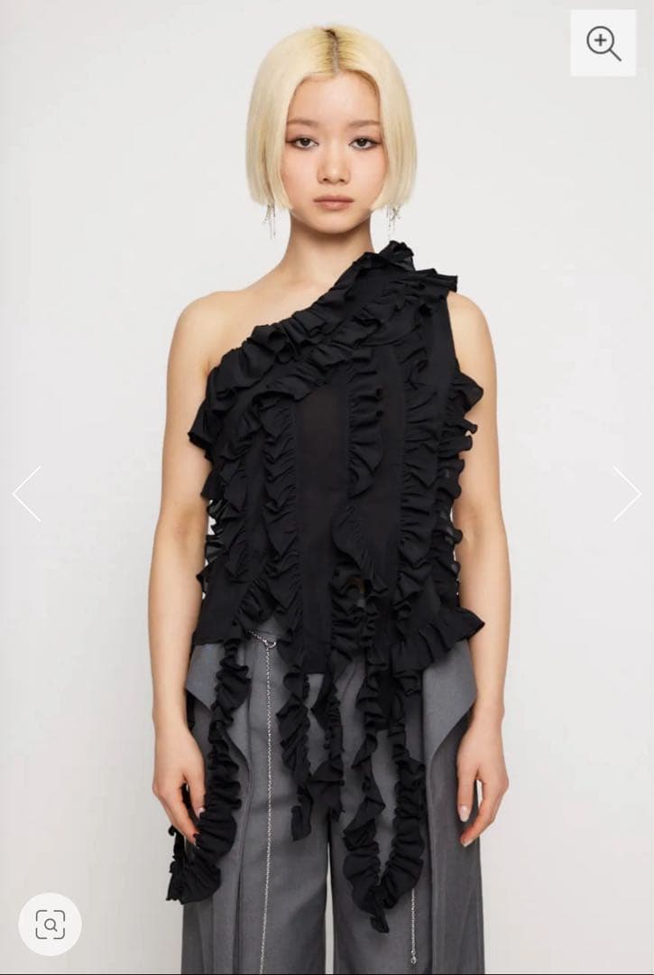 FRILL DROP トップス