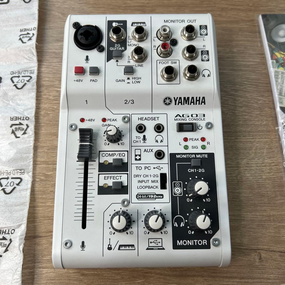 YAMAHA AG03 オーディオミキサー