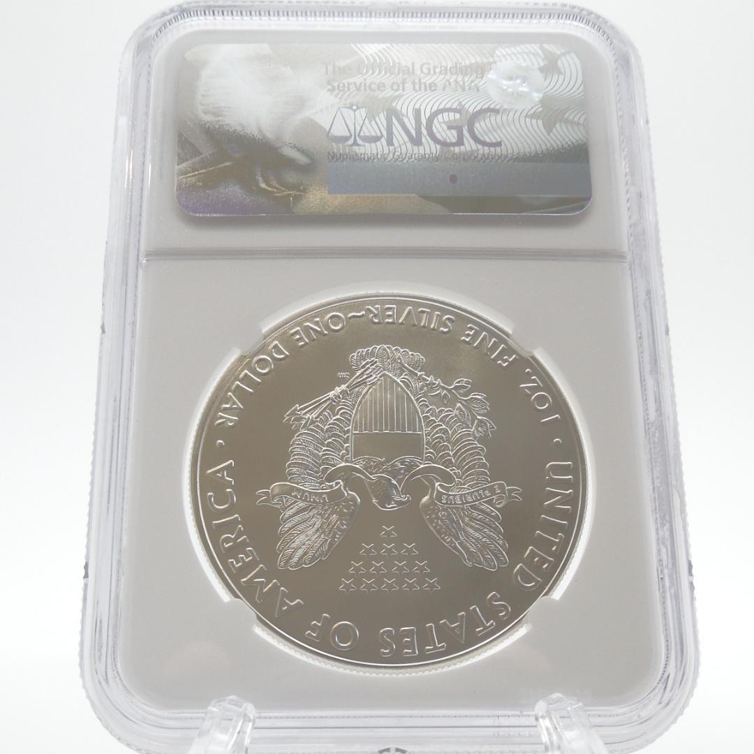 ★最高鑑定 NGC 2017 アメリカ シルバーイーグル 銀貨 MS70 FDI