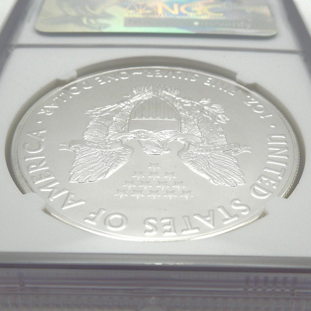 ★最高鑑定 NGC 2017 アメリカ シルバーイーグル 銀貨 MS70 FDI