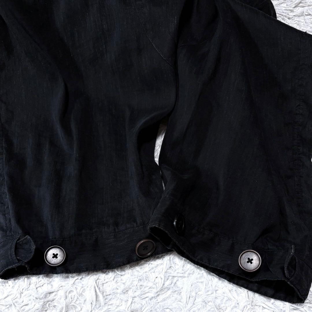 KLASICA クラシカ　ワイドサルエルパンツ　クロップド丈　ブラック　サイズ1