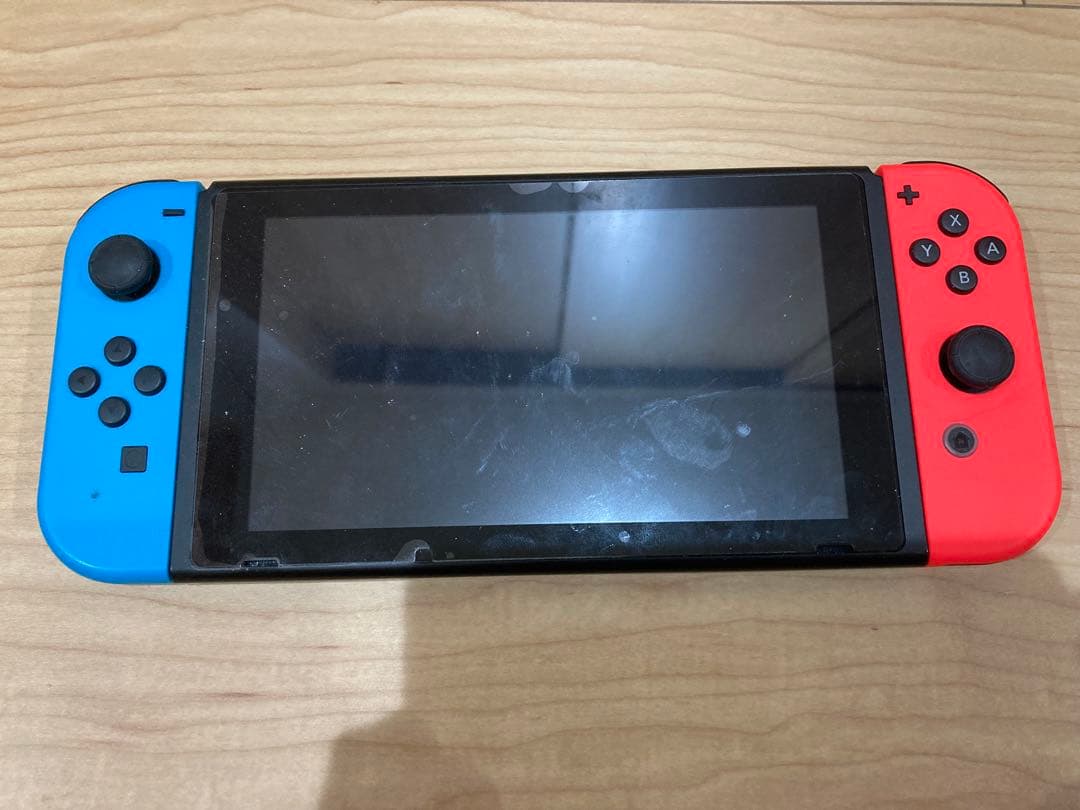 【動作確認済】Nintendo Switch 本体 青/赤 充電器付き