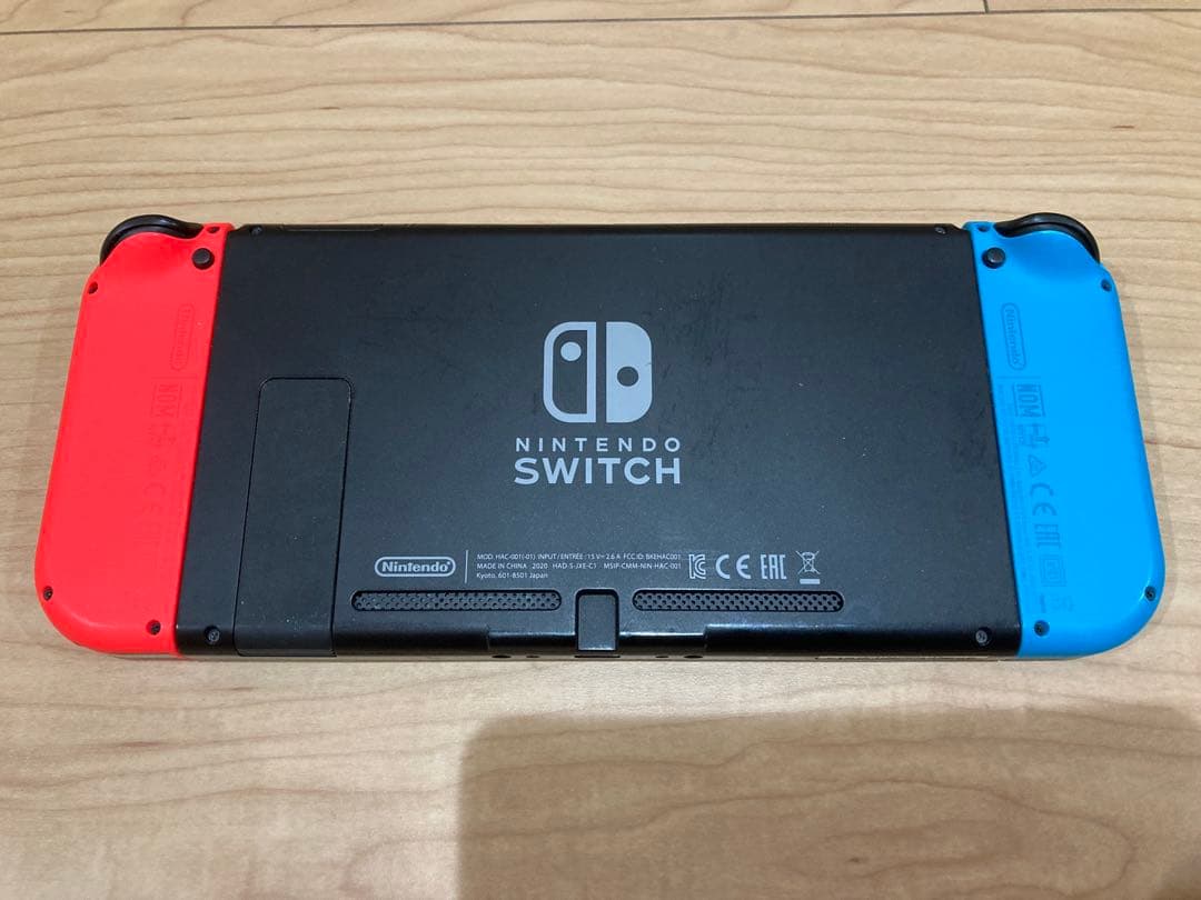 【動作確認済】Nintendo Switch 本体 青/赤 充電器付き