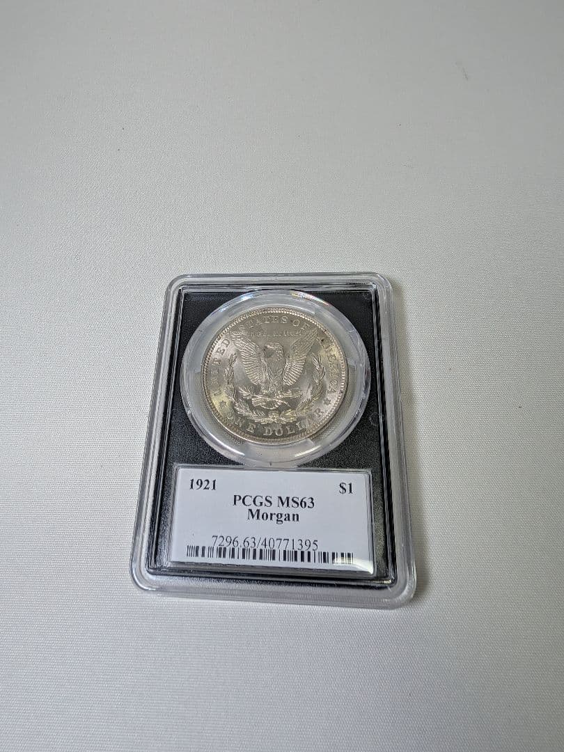 1921年 アメリカ モルガンダラー PCGS MS63 100周年ラベル