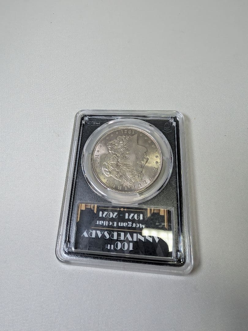 1921年 アメリカ モルガンダラー PCGS MS63 100周年ラベル