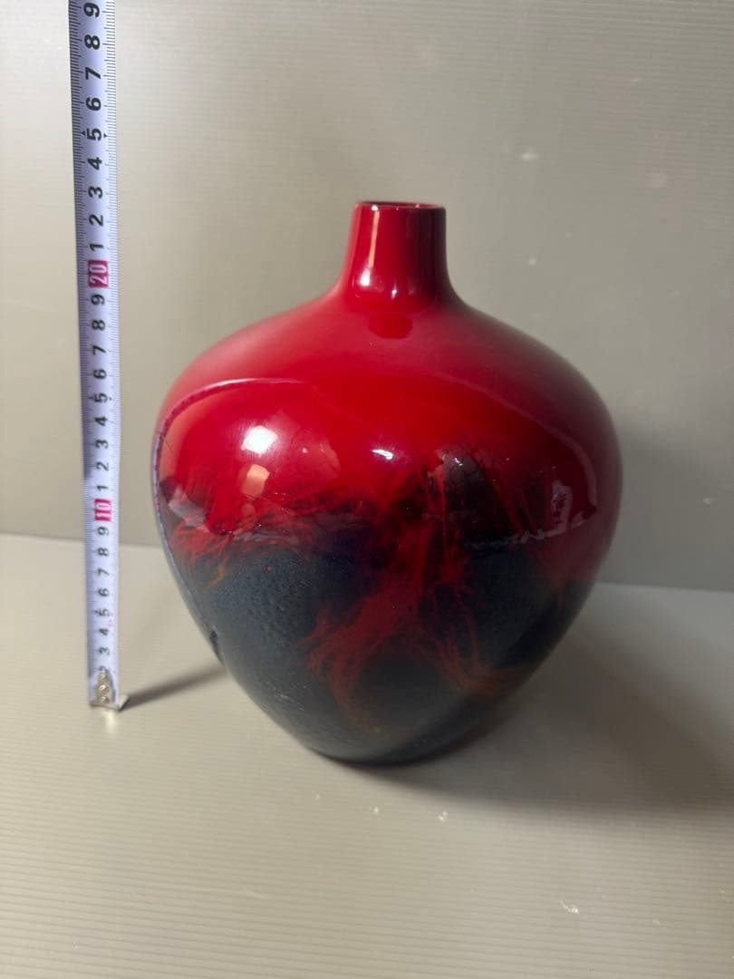 2319 ロイヤルドルトン ルージュフランベ フラワーベース 花瓶