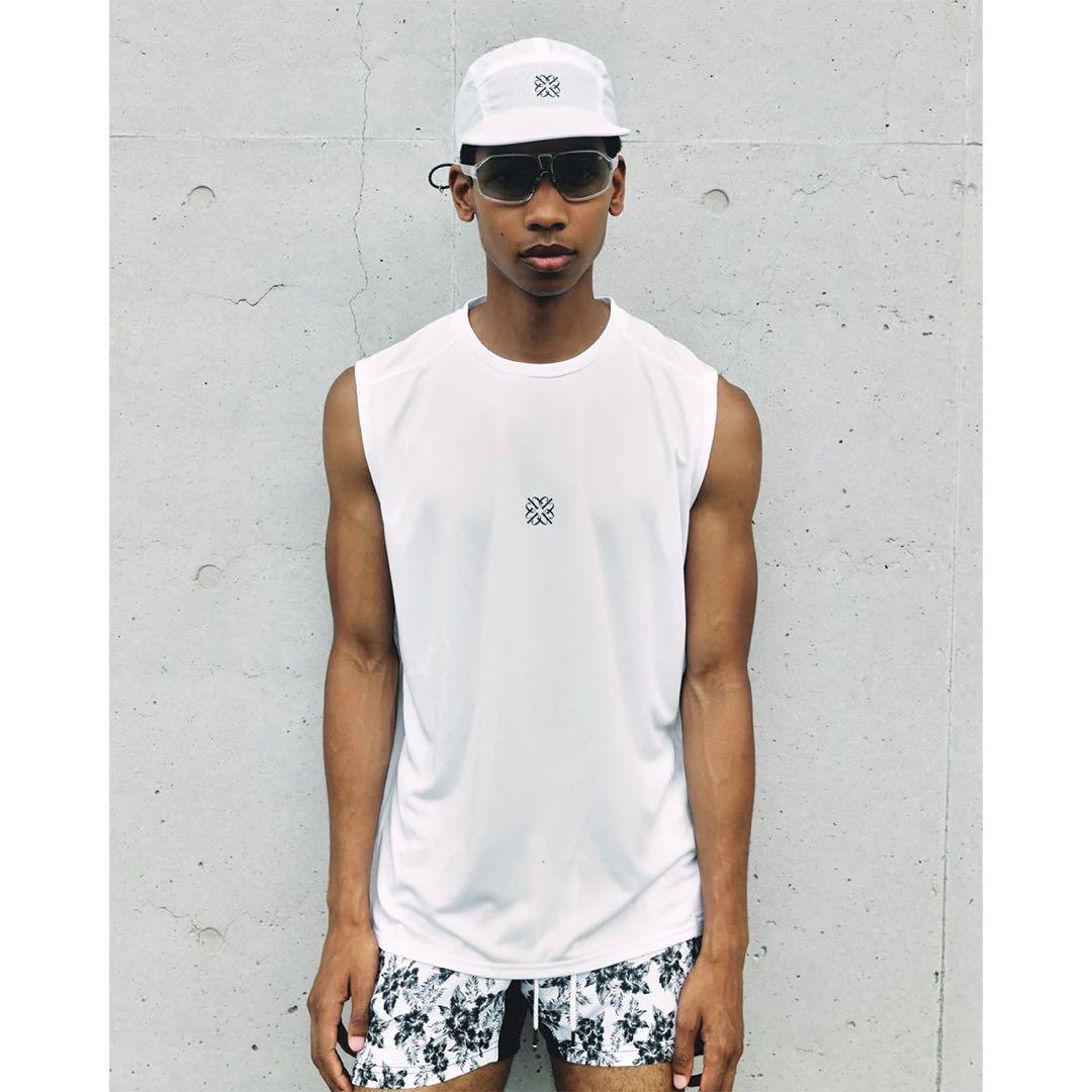 トップス charbon POLARTEC POWER DRY SLEEVELESS T