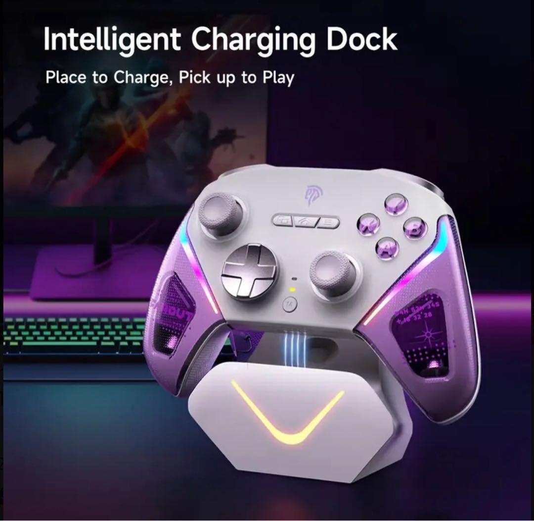 EasySMX D10 ゲームコントローラー 充電スタンド付き