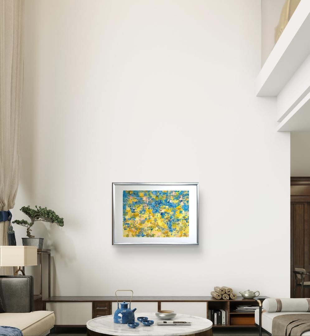 イン・ザ・パラダイス / 抽象画 77×56㎝ B2 額縁セット 原画 モダン