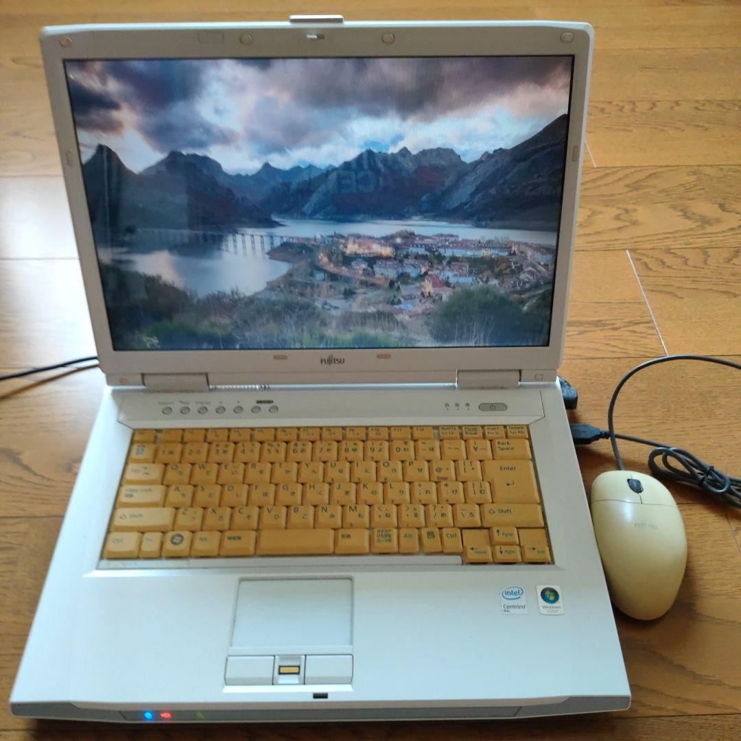 富士通FMV-BIBLO NF70ＹＰＣWin10プロ 32ビットマウス付