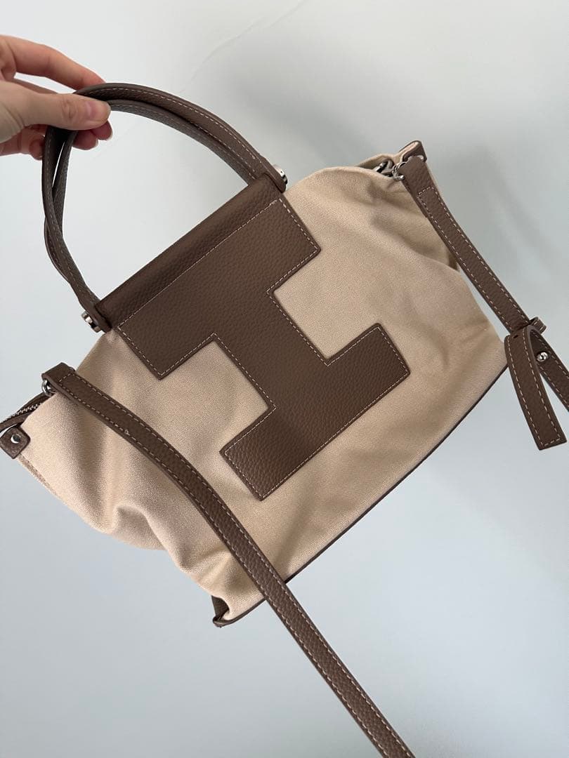 ★専用【美品】イアクッチ キャンバス レザー ショルダーバッグ S