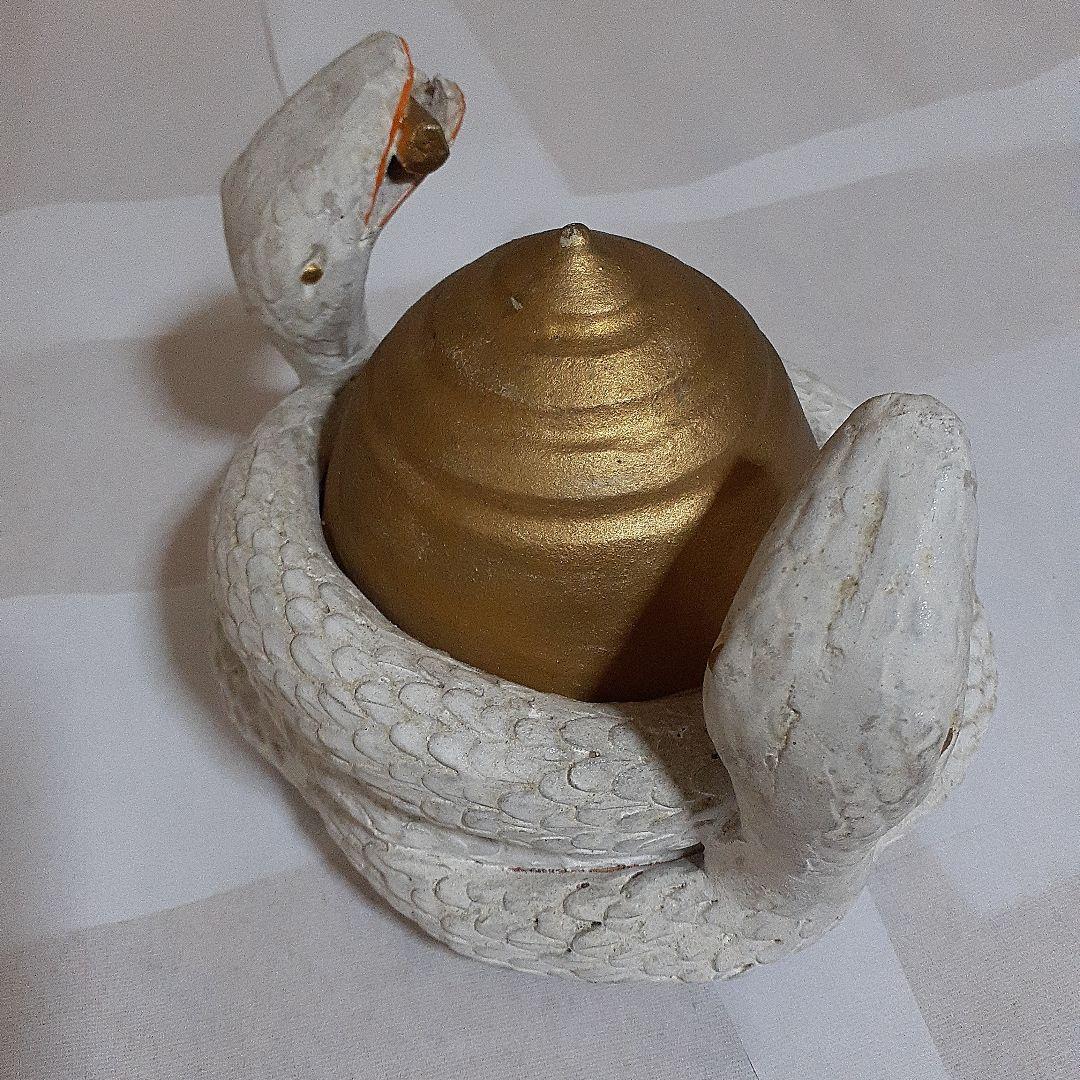 金運　大蛇　巳神　双頭宝珠白蛇　財運