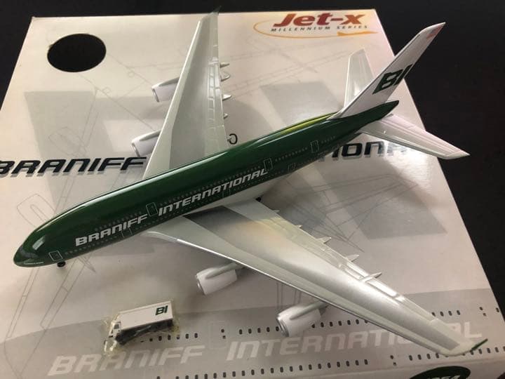 Jet-X 1/400 JX054 A380QC BRANIFF グリーン