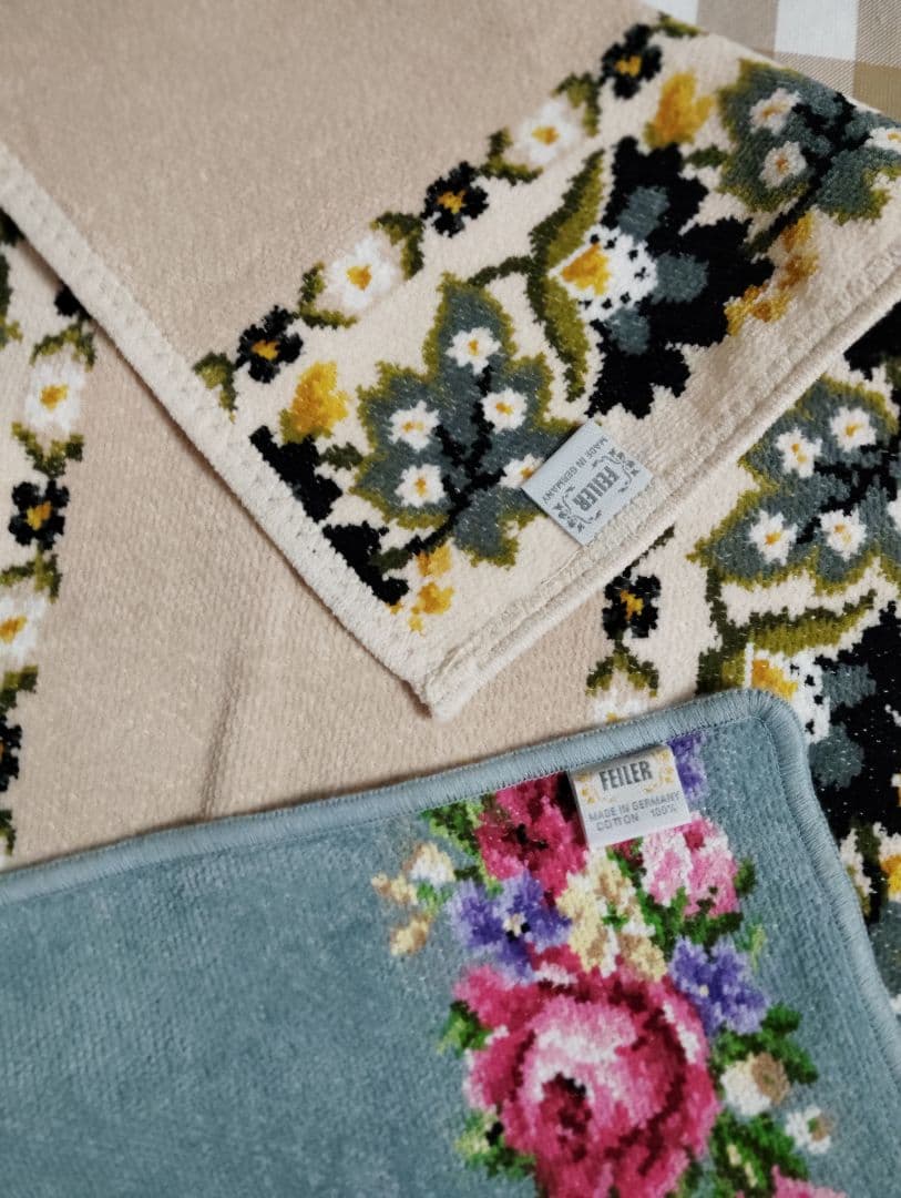 フェイラーフェイスタオル2枚 マリアンヌとシェーンブルーメ　ハンドタオル人気