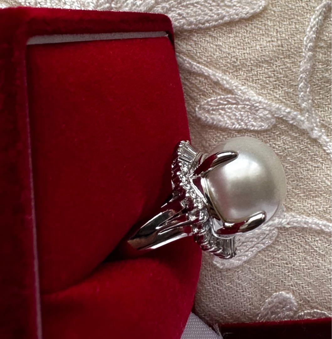 ご成約です出品取り消し前セール！白蝶真珠 プラチナ 鑑別書