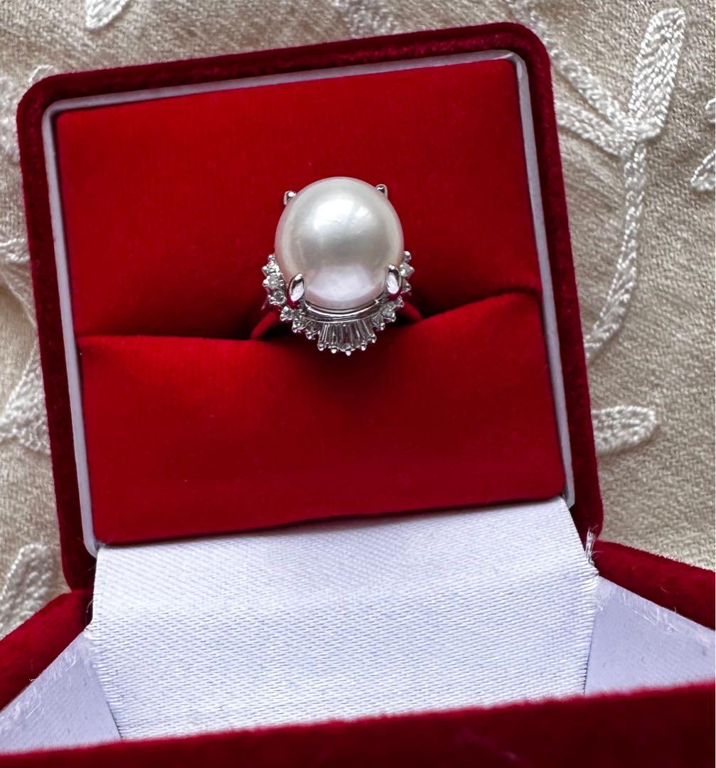 ご成約です出品取り消し前セール！白蝶真珠 プラチナ 鑑別書