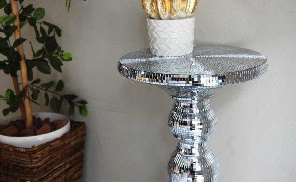 送料無料 限定 定額 アウトレット ミラー ボール テーブル キラキラ きらきら