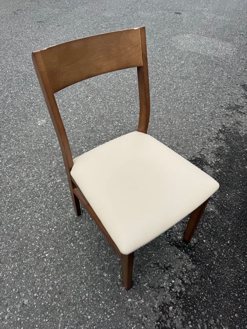 【ニトリ】天然木風ダイニングセット（テーブル＆チェア2脚）