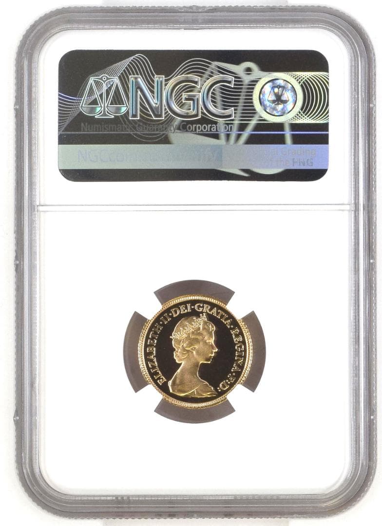 ★★★ムネゴロウ★★★ 1983年イギリス1/2ソブリン プルーフ金貨