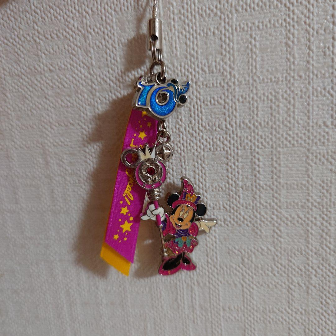ディズニー10周年★ストラップ★限定品★ミッキーマウス★ディズニーリゾート