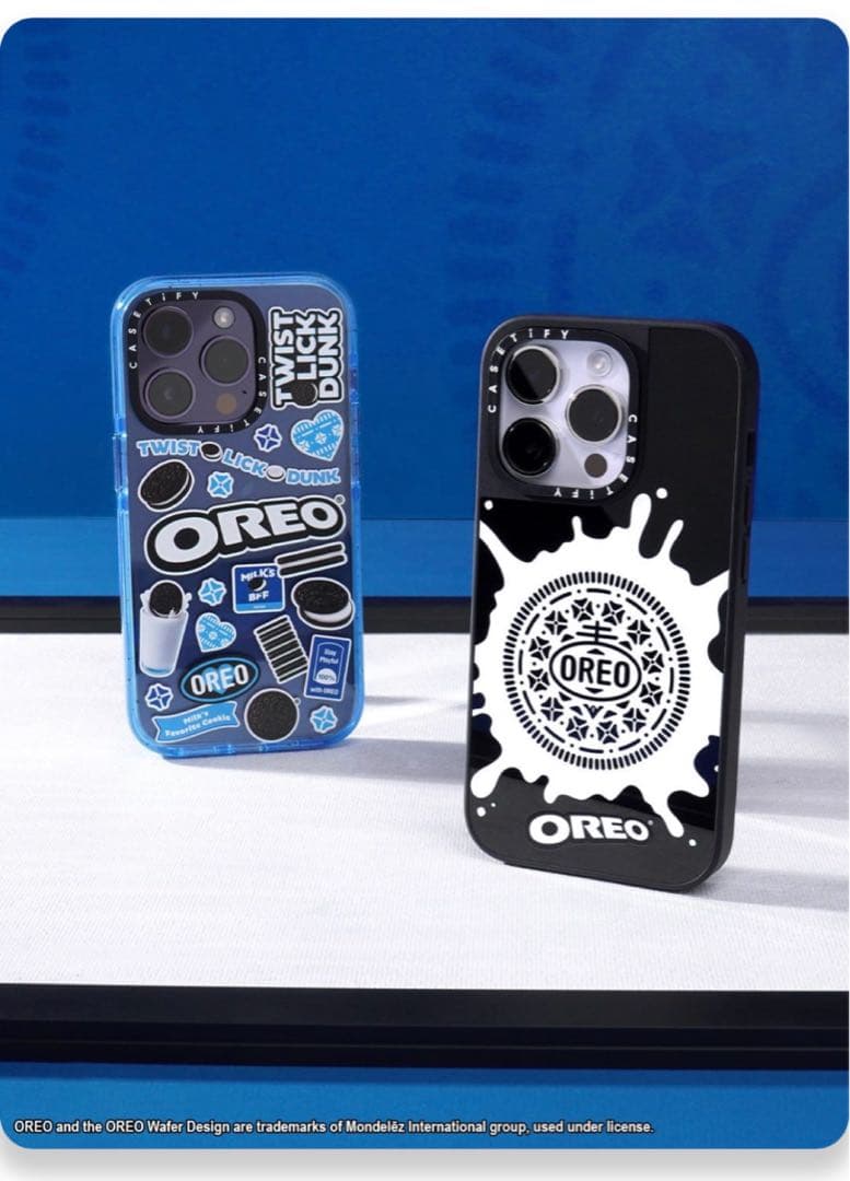 CASETiFY OREO Sticker Case シエラブルー