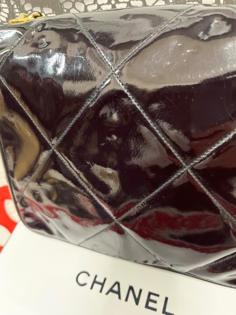 シャネル CHANEL マトラッセ チェーンショルダー ブラック G078