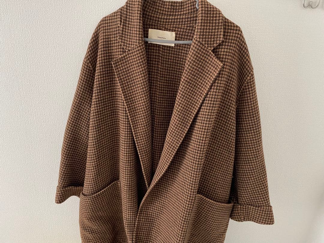 todayful オーバーチェックコート