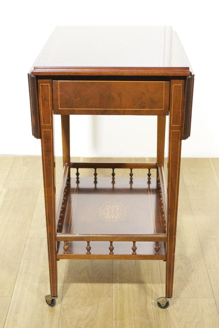 イタリア★クラシック★バタフライテーブル★キャスター付き★