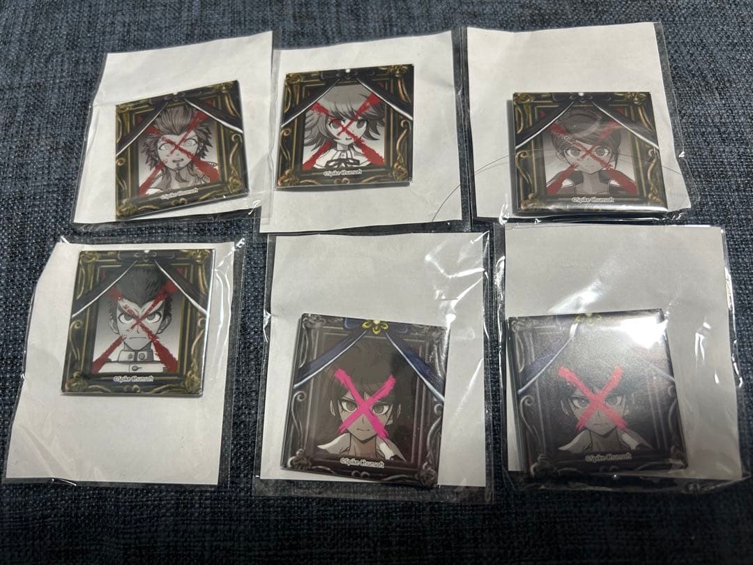 ダンガンロンパ 1・2 Reload 楽コレ遺影スクエア缶バッジ