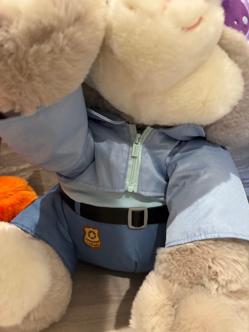 ズートピア2 ジュディ ニック ぬいぐるみ　コストコ　ブランケット付き