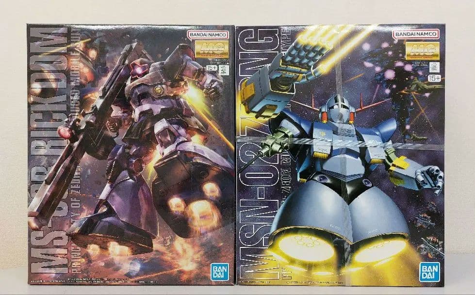 新品未開封　MG 1/100 リック・ドム　MG 1/100 ジオング