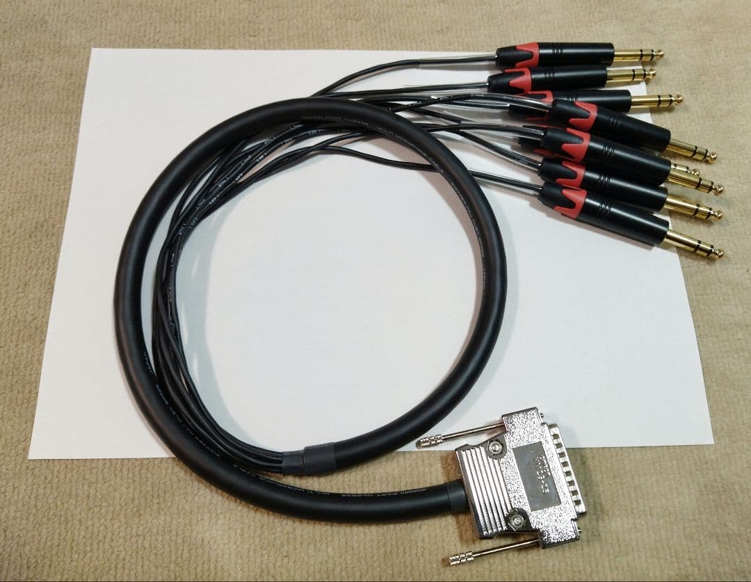 MOGAMI 2932 モガミ D-Sub25→TRSコネクター オス 1m