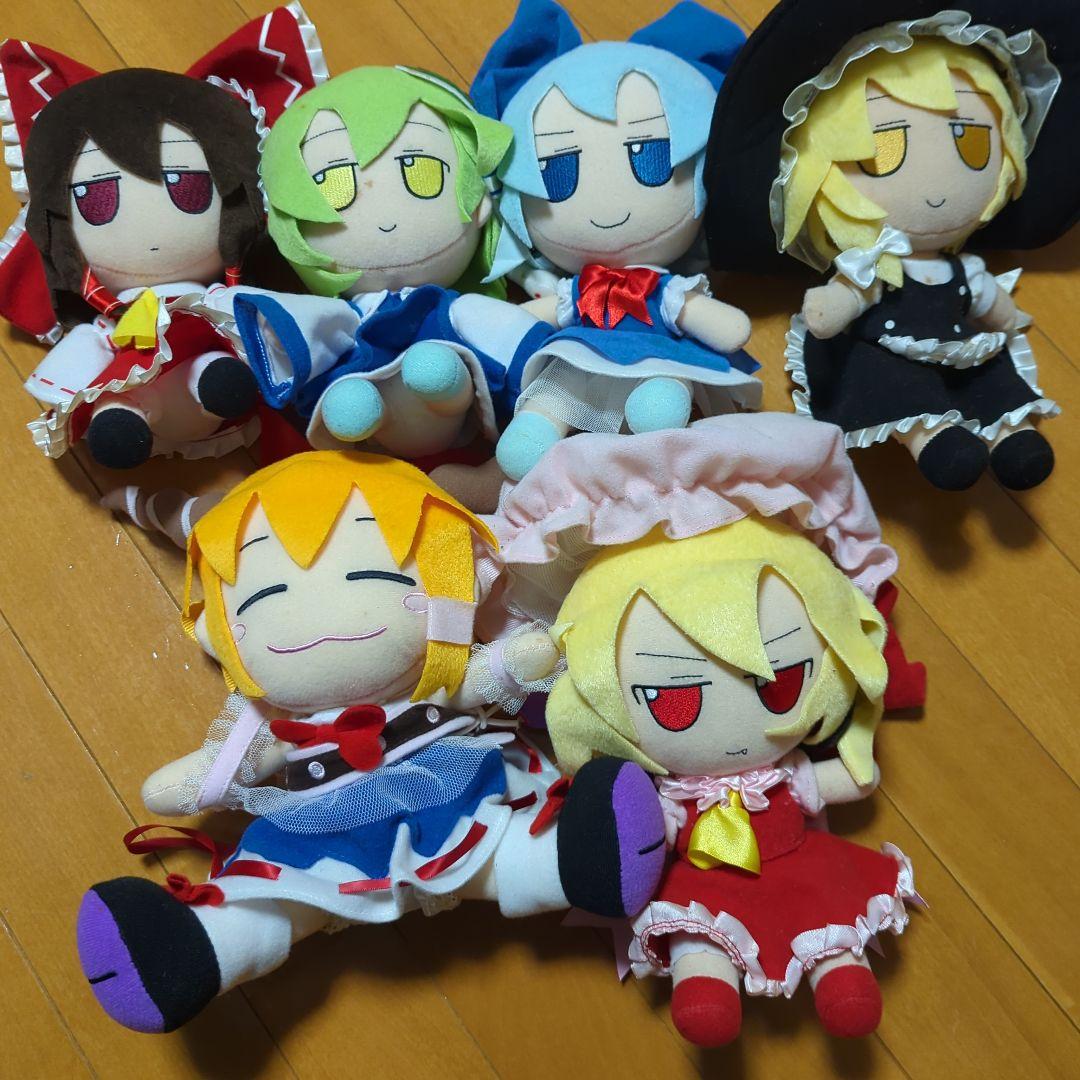 【状態悪】東方project ぬいぐるみ 6体セット