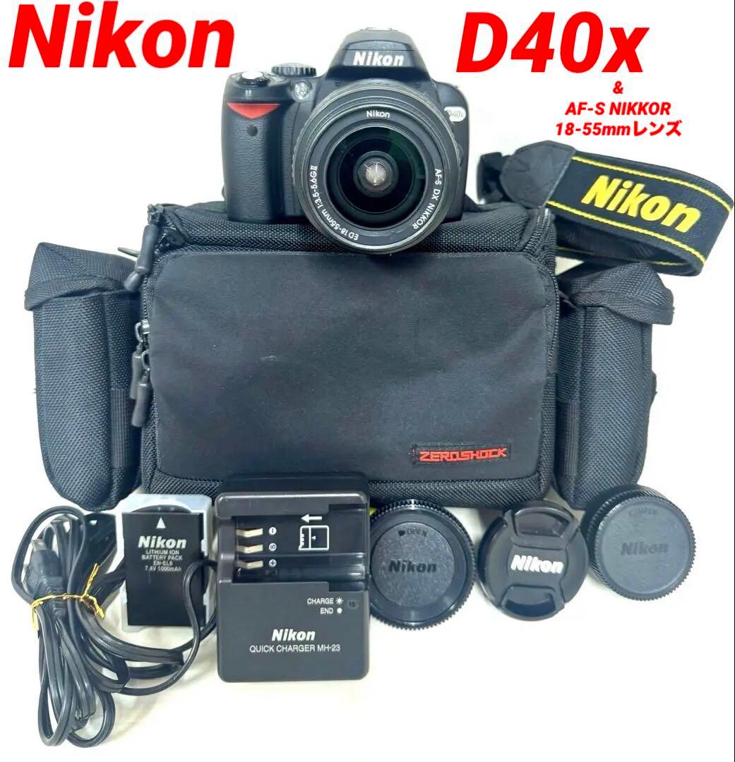 Nikon D40x＆AF-S NIKKOR 18-55mmレンズ【動作確認済】