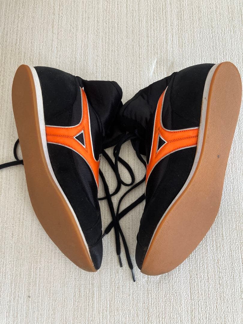 Mizuno ボクシングシューズ 黒/オレンジ