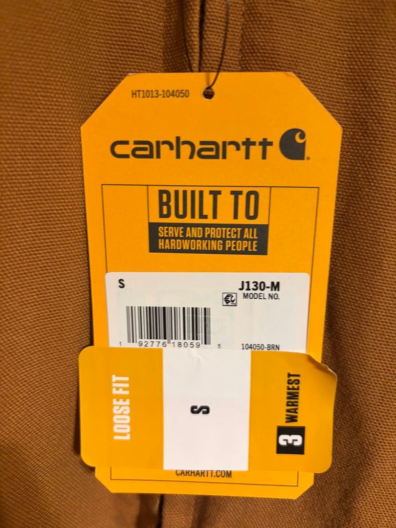 K*U様 カーハートWASHED DUCK INSULATED ACTIVE 1