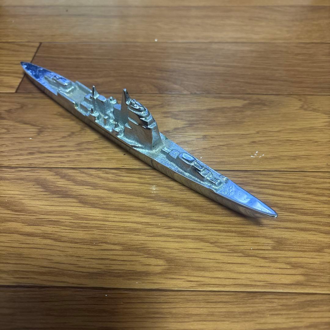 文鎮軍艦 戦艦 巡洋艦 駆逐艦 金属製模型 自衛隊富山地方部創立二十八周年記念