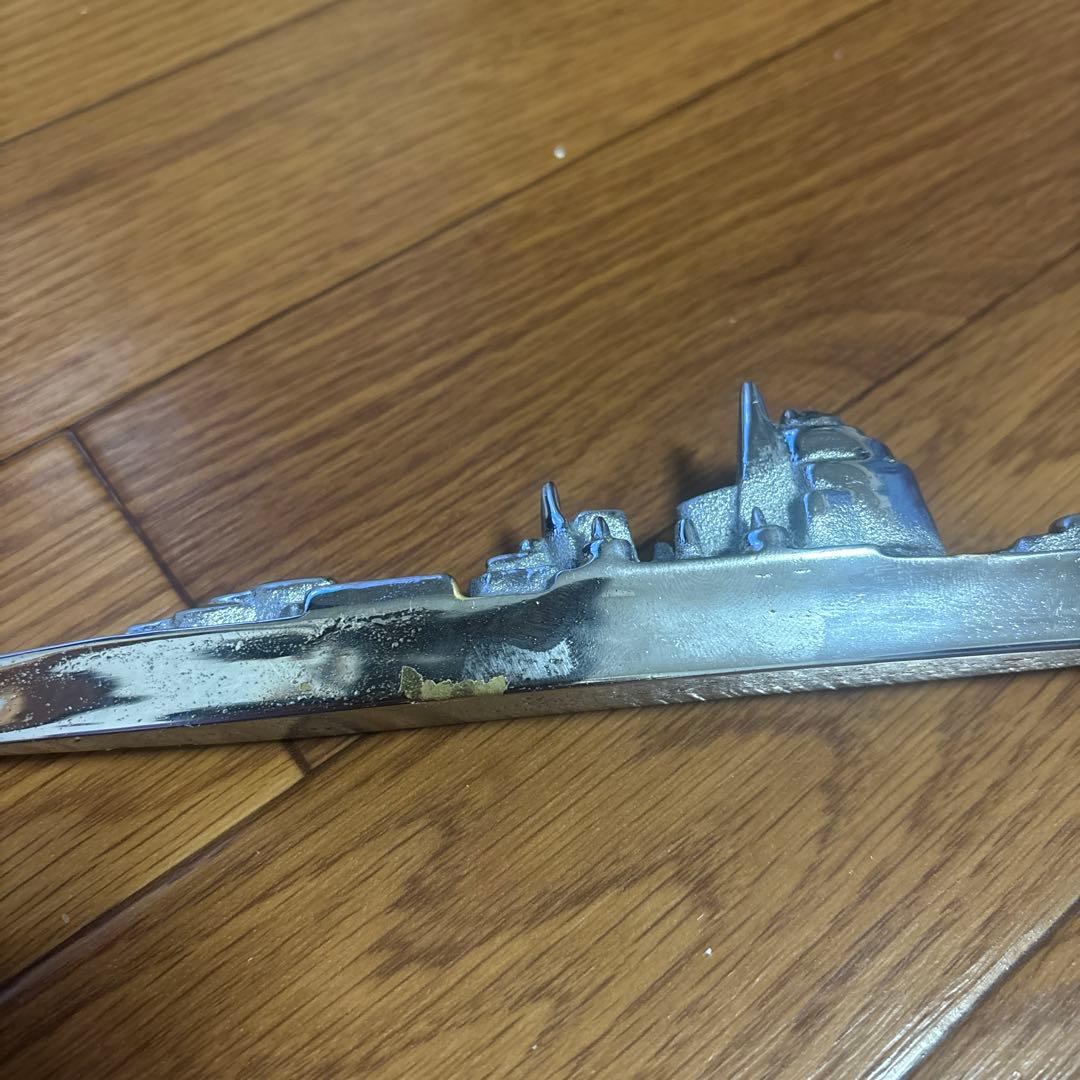 文鎮軍艦 戦艦 巡洋艦 駆逐艦 金属製模型 自衛隊富山地方部創立二十八周年記念